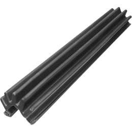 Причальный кранец Волна 120 градусов черный 800x160х140 мм (ЗОУ-120-Ч)